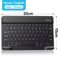 Mini Bluetooth Keyboard Wireless Keyboard Rechargeable for Phone Tablet Russian Spanish Keyboard for Android Ios Windows