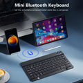 Mini Bluetooth Keyboard Wireless Keyboard Rechargeable for Phone Tablet Russian Spanish Keyboard for Android Ios Windows