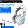 G58 G60 Gaming Headset 7.1 Stereo Svirtual Surround Bass Earphone Headphone with Mic LED Light for Computer PC Gamer Foldable